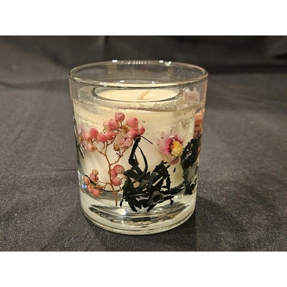 Burlington‎ Coat Factory Natural Wax Floral Candle NEW - Picture 4 of 6